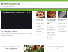 Tablet Screenshot of madmagasinet.dk